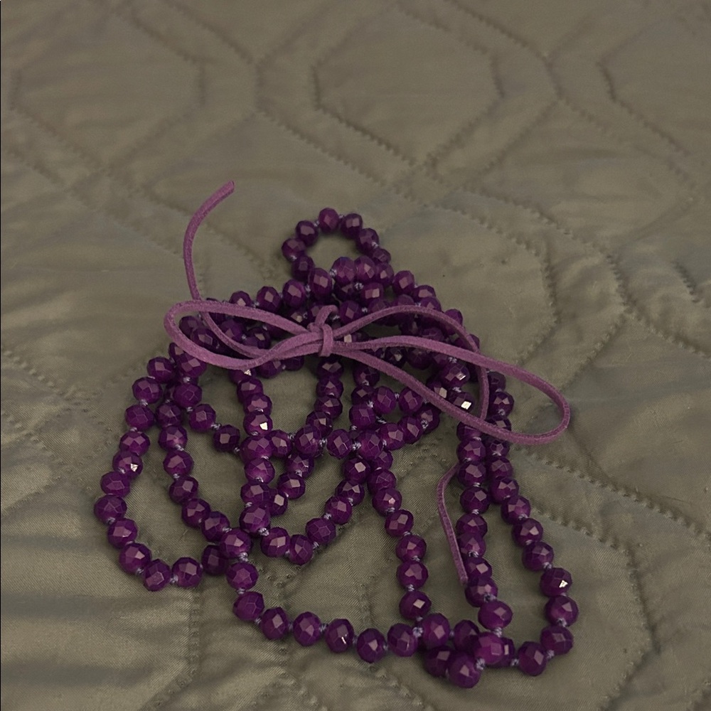 Purple Layering Necklace